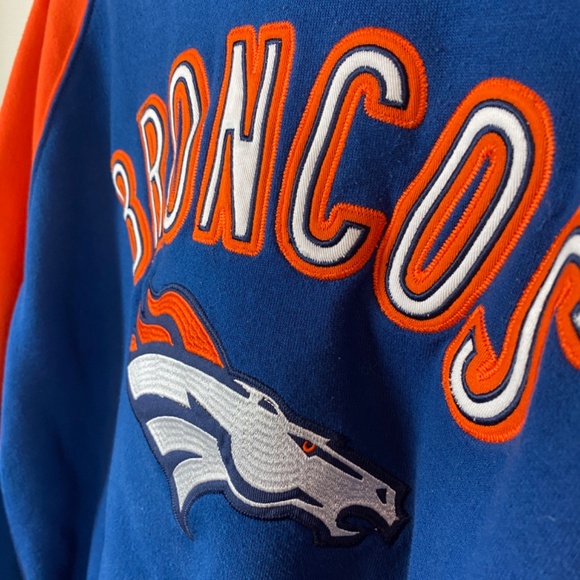 NFL Denver Broncos Full Zip Sweatshirt Jacket - Size XL - Picture 6 of 6